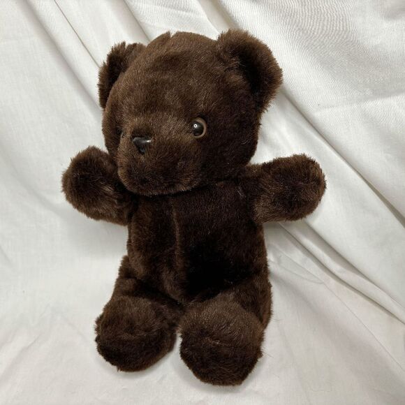 Vintage Fairview Dark Brown Teddy Bear Plush About 12" Very Good Condition - Picture 1 of 6